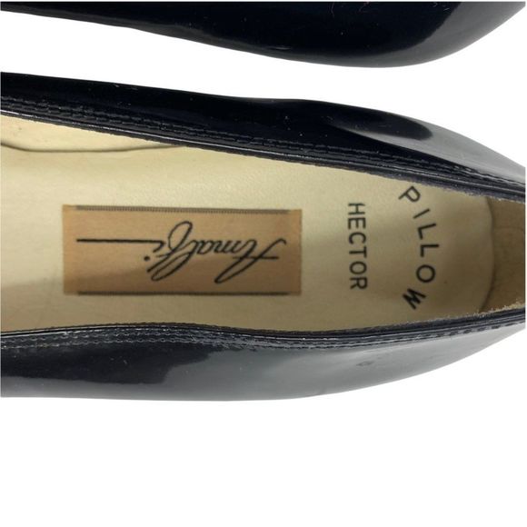 Amalfi Fashion Flats Women’s Shoes Patent Leather Black Size 6.5 AA 0124 READ - Picture 6 of 8